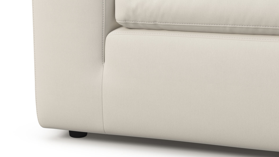 Sky - Sky Open End Sofa, Right, Oatmeal Brushed Weave