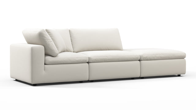 Sky - Sky Open End Sofa, Right, Oatmeal Brushed Weave