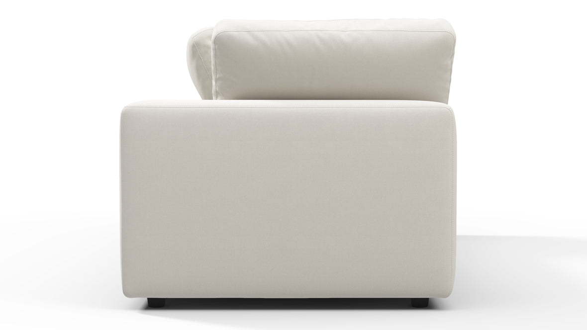 Sky - Sky Open End Sofa, Right, Oatmeal Brushed Weave