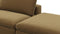 Sky - Sky Open End Sofa, Right, Old Gold Velvet