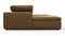 Sky - Sky Sectional Sofa, Double Chaise, Old Gold Velvet