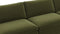 Sky - Sky Sectional Sofa, Eight Seater, Spruce Luxe Velvet