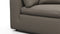 Sky - Sky Sectional Sofa, Five Seater, Left Corner, Coffee Brushed Weave