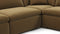 Sky - Sky Sectional Sofa, Five Seater, Left Corner, Old Gold Velvet