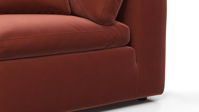 Sky - Sky Sectional Sofa, Five Seater, Right Corner, Cinnamon Velvet