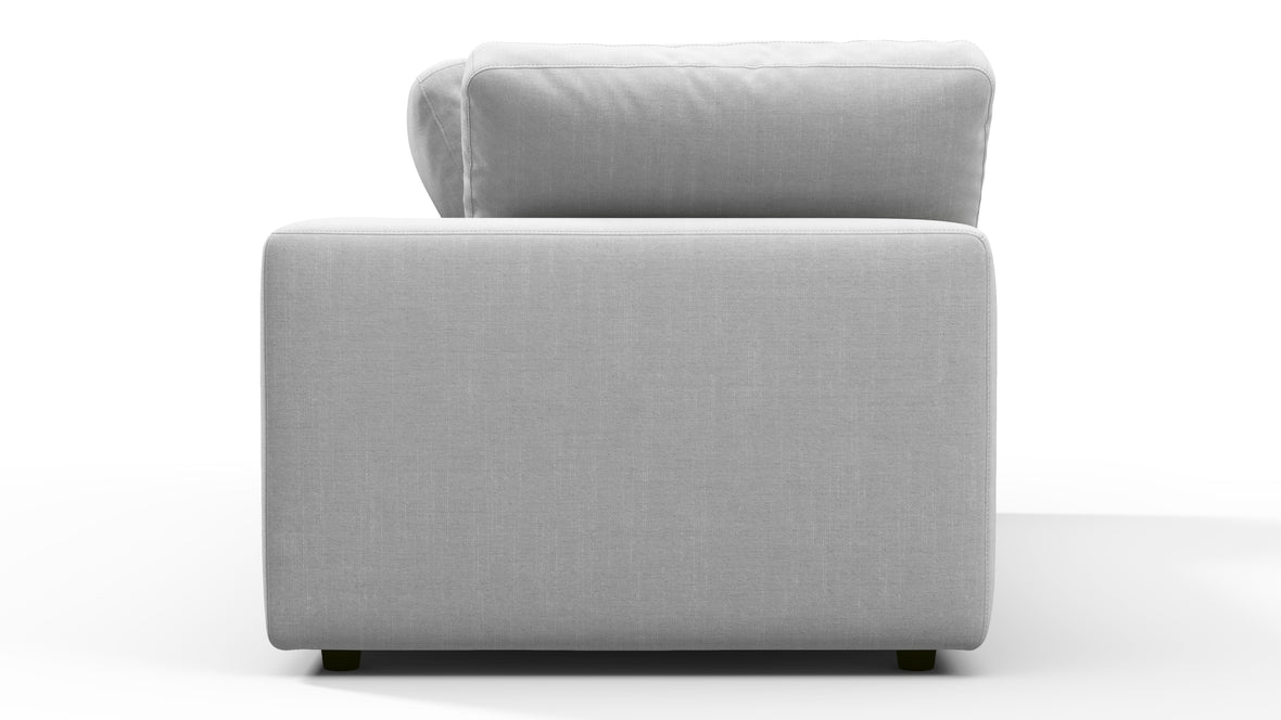 Sky - Sky Sectional Sofa, Four Seater, Dove Linen