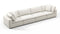 Sky - Sky Sectional Sofa, Four Seater, Oatmeal Brushed Weave