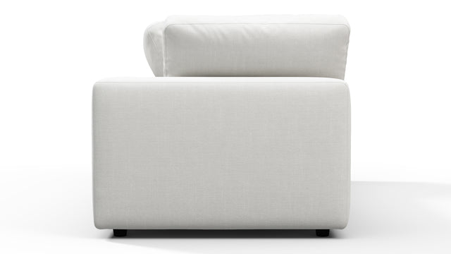 Sky - Sky Sectional Sofa, Four Seater, White Linen