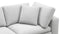 Sky - Sky Sectional Sofa, Three Seater, Dove Linen