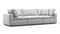 Sky - Sky Sectional Sofa, Three Seater, Dove Linen