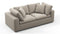 Sky - Sky Two Seater Sofa, Beige Linen