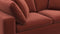 Sky - Sky Two Seater Sofa, Burgundy Velvet