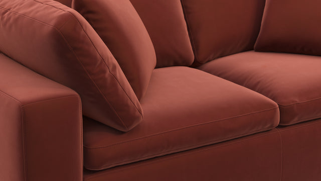 Sky - Sky Two Seater Sofa, Burgundy Velvet