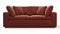 Sky - Sky Two Seater Sofa, Burgundy Velvet