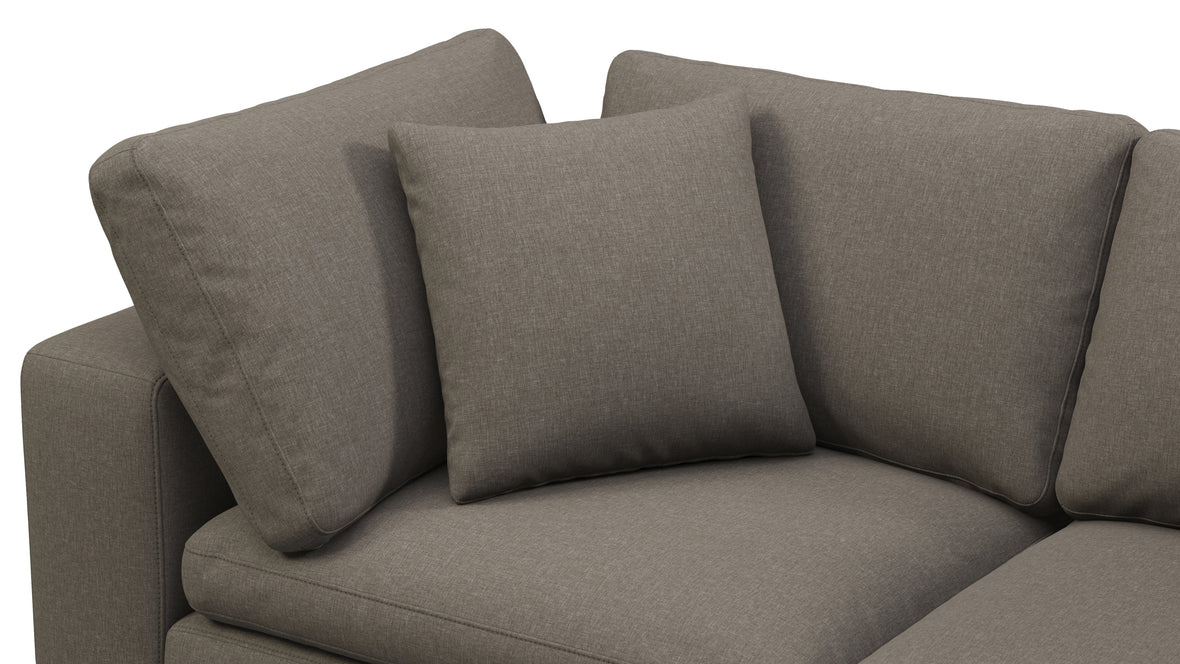 Sky - Sky Two Seater Sofa, Coffee Brushed Weave