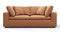 Sky - Sky Two Seater Sofa, Tan Vegan Leather