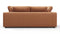 Sky - Sky Two Seater Sofa, Tan Vegan Leather