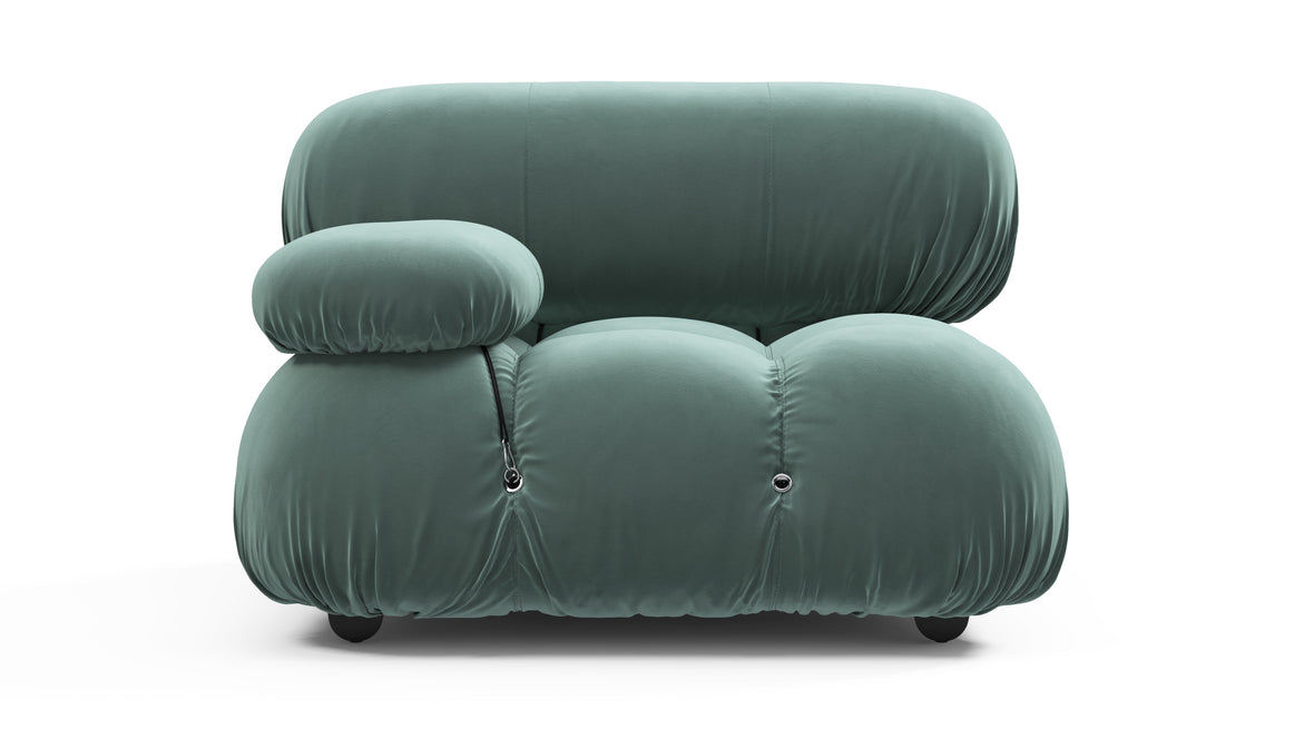 Belia - Belia Module, Left Arm, Jadeite Luxe Velvet