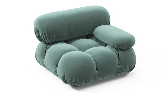 Belia - Belia Module, Right Arm, Jadeite Luxe Velvet