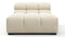 Tufted - Tufted Module, Armless Chaise, Eggshell Boucle