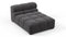 Tufted - Tufted Module, Armless Chaise, Ink Brushed Weave