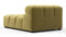 Tufted - Tufted Module, Armless Chaise, Olive Gold Velvet