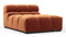 Tufted - Tufted Module, Armless Chaise, Spice Velvet