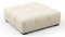 Tufted - Tufted Ottoman, Eggshell Boucle