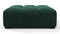 Tufted - Tufted Ottoman, Forest Green Chenille