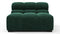 Tufted - Tufted Module, Armless, Forest Green Chenille