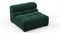 Tufted - Tufted Module, Armless, Forest Green Chenille