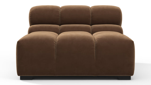 Tufted - Tufted Module, Armless, Mocha Velvet