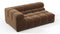 Tufted - Tufted Module, Extra Large Left Corner, Mocha Velvet