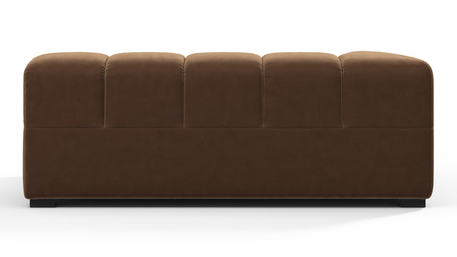 Tufted - Tufted Module, Extra Large Left Corner, Mocha Velvet