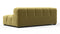 Tufted - Tufted Module, Extra Large Left Corner, Olive Gold Velvet