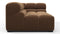 Tufted - Tufted Module, Extra Large Right Corner, Mocha Velvet