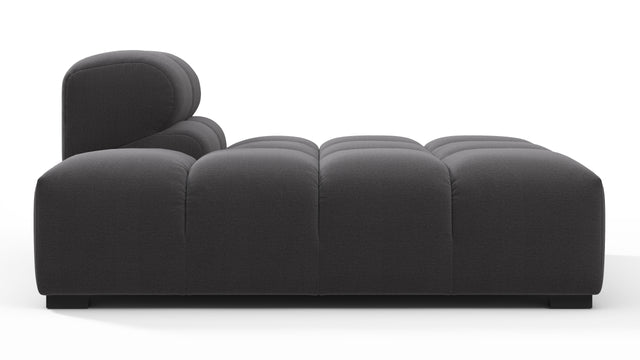 Tufted - Tufted Module, Left Chaise, Armless, Ink Brushed Weave