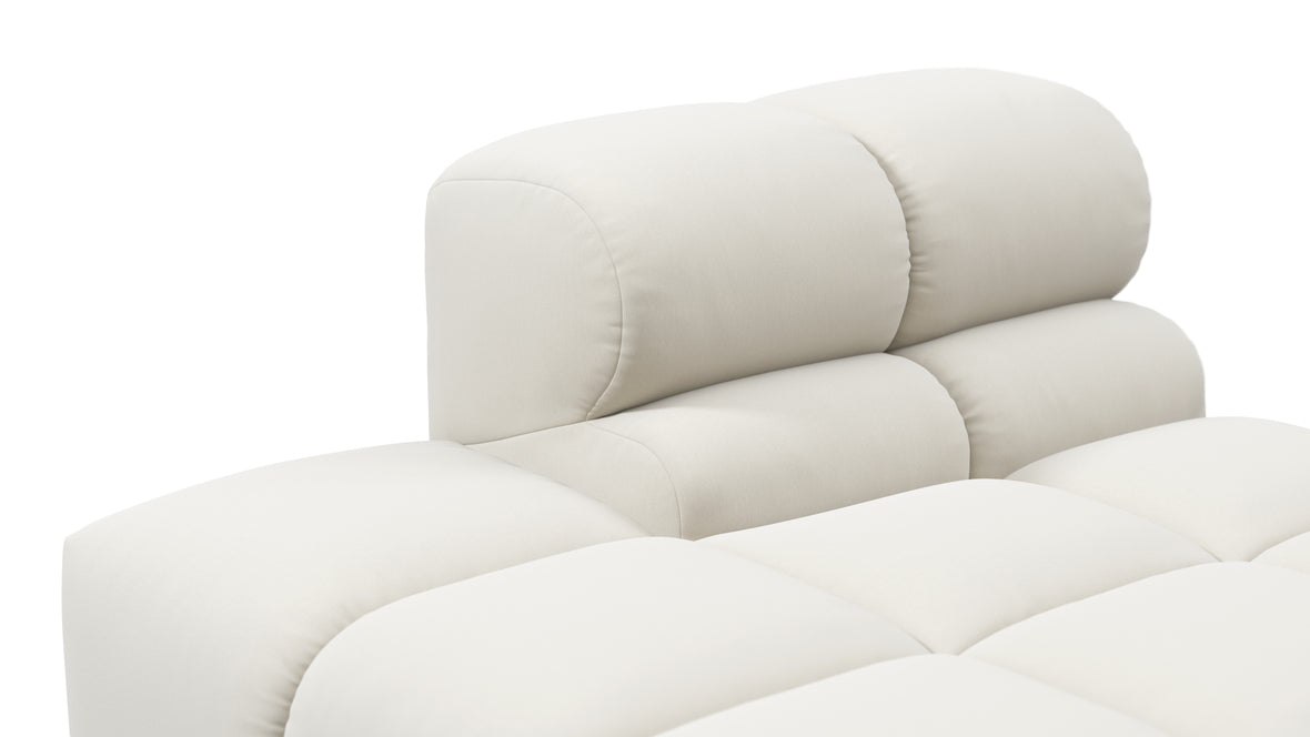 Tufted - Tufted Module, Left Chaise, Armless, Oatmeal Brushed Weave