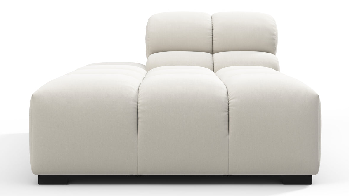 Tufted - Tufted Module, Left Chaise, Armless, Oatmeal Brushed Weave