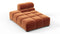 Tufted - Tufted Module, Left Chaise, Armless, Spice Velvet