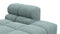 Tufted - Tufted Module, Right Chaise, Armless, Cerulean Chenille