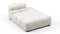 Tufted - Tufted Module, Right Chaise, Armless, Oatmeal Brushed Weave