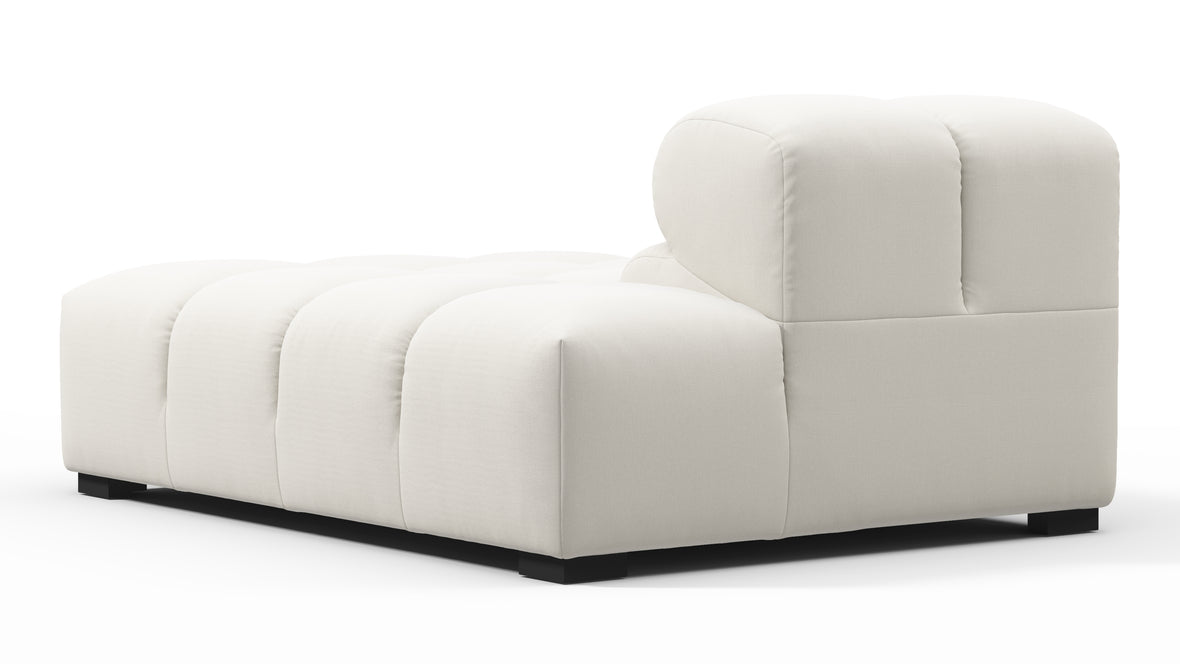 Tufted - Tufted Module, Right Chaise, Armless, Oatmeal Brushed Weave