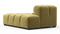 Tufted - Tufted Module, Right Chaise, Armless, Olive Gold Velvet