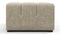 Tufted - Tufted Module, Left Corner, Beige Gray Chenille