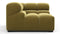 Tufted - Tufted Module, Left Corner, Olive Gold Velvet