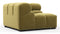 Tufted - Tufted Module, Left Corner, Olive Gold Velvet