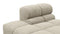 Tufted - Tufted Module, Left End, Armless, Beige Gray Chenille