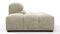 Tufted - Tufted Module, Left End, Armless, Beige Gray Chenille