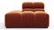 Tufted - Tufted Module, Left End (Armless), Spice Velvet